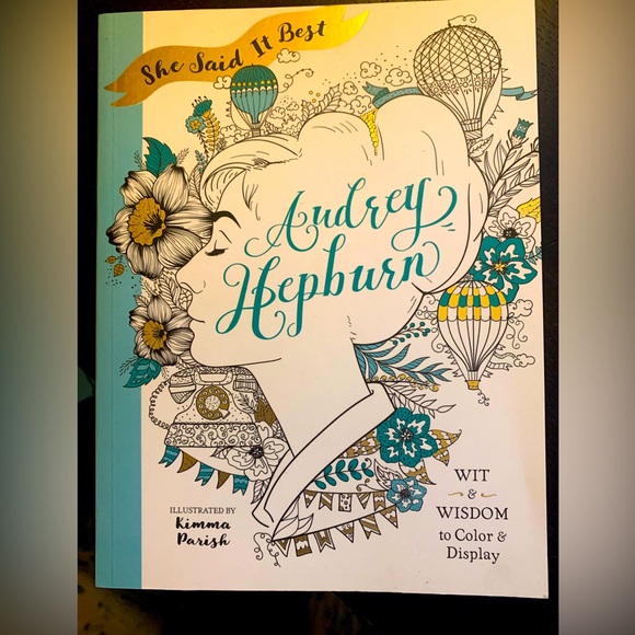 Audrey Hepburn inspired colouring book - Picture 1 of 4